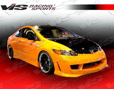 Honda Civic 2DR VIS Racing Techno R-1 Full Body Kit - 06HDCVC2DTNR1-099