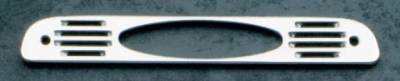 All Sales Third Brake Light Cover - Oval Design Design - Brushed - 54005