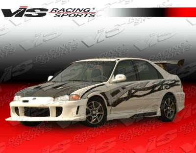 Honda Civic 4DR VIS Racing Wings Full Body Kit - 92HDCVC4DWIN-099