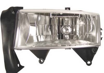 Dodge Dakota Anzo Headlights - Crystal & Chrome - 111021