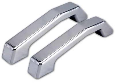 Pro-One Smooth Chrome Billet Hood Handles - Pair - H20001SC