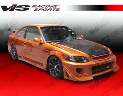 Honda Civic 2DR VIS Racing Battle Z Full Body Kit - 99HDCVC2DBZ-099