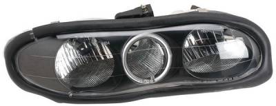 Chevrolet Camaro Anzo Headlights - with Halo - Black - 121024