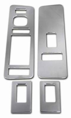 Pro-One Smooth Chrome Billet Door Switch Plates - Set - H20024SC