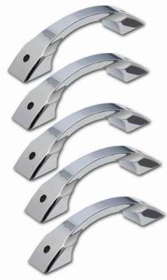 Pro-One Smooth Chrome Billet Interior Handles - Set of 5 - H20033SC