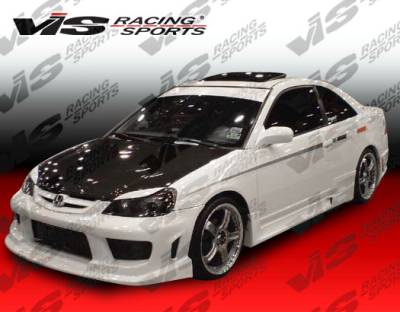 Honda Civic 2DR VIS Racing Striker Full Body Kit - 99HDCVC2DSTR-099