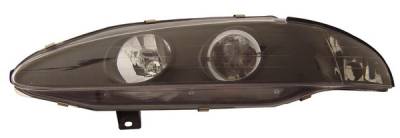 Mitsubishi Eclipse Anzo Projector Headlights - with Halo Black - 121096