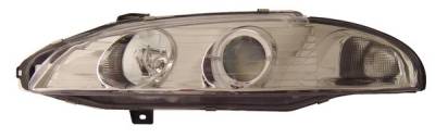 Mitsubishi Eclipse Anzo Projector Headlights - with Halo Chrome - 121099