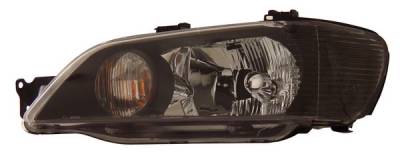 Mitsubishi Lancer Anzo Headlights - Crystal & Black - 121101