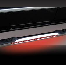 GMC Sierra Pilot Stainless Steel Nerf Bar with LED - Pair - NB-105L