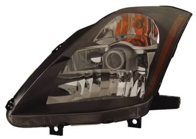 Nissan 350Z Anzo Headlights - Crystal & Black - 121108