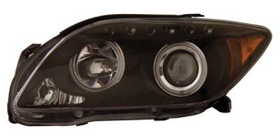 Scion tC Anzo Projector Headlights - with Halo - CCFL - Black - 121119