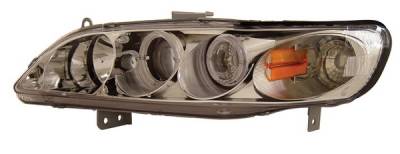 Honda Accord Anzo Projector Headlights - G2 - Chrome & Clear with Halo - CCFL - 121146