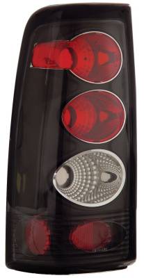 Chevrolet Silverado Anzo Taillights - Black - 211025