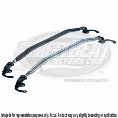 Polished Aluminum Alloy Racing Style Front Strut Tower Brace - 1851