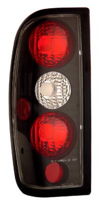 Nissan Frontier Anzo Taillights - Black - 211115