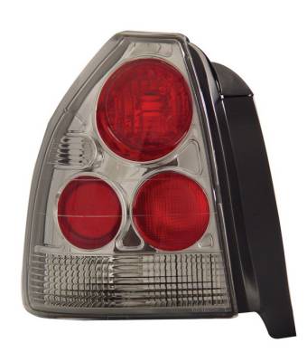 Honda Civic HB Anzo Taillights - Chrome - 221063