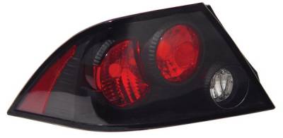 Mitsubishi Lancer Anzo Taillights - Black - 221086