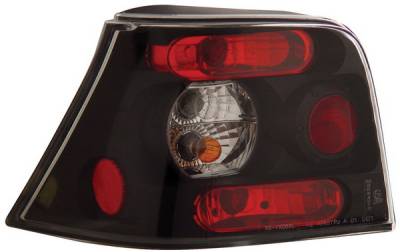 Volkswagen Golf Anzo Taillights - Black - 221124