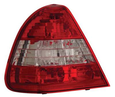 Mercedes-Benz C Class Anzo Taillights - Red & Clear - 221157