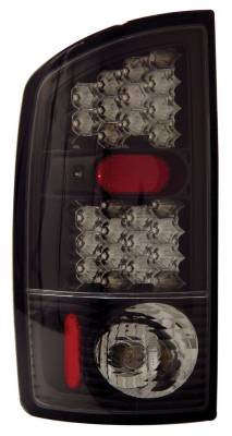 Dodge Ram Anzo LED Taillights - Black - 311018