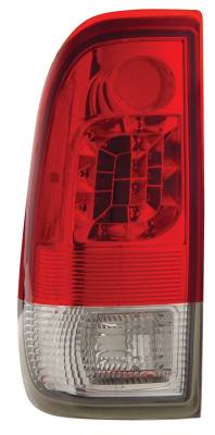 Ford F150 Anzo LED Taillights - Red & Clear - 311025