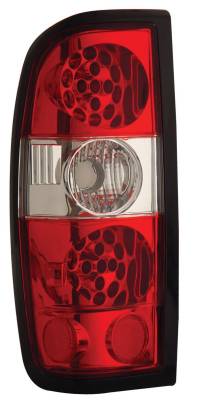 Nissan Frontier Anzo LED Taillights - Red & Clear - 311031