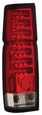 Nissan Pickup Anzo LED Taillights - Red & Clear - 311034