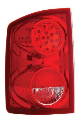 Dodge Dakota Anzo LED Taillights - Red & Clear - 311067