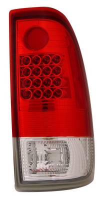 Ford F150 Anzo LED Taillights - Red & Clear - 311111