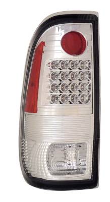 Ford F150 Anzo LED Taillights - G2 - All Chrome - 311112