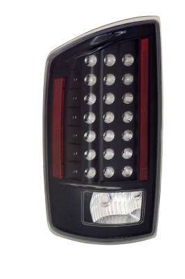 Dodge Ram Anzo LED Taillights - Black - 311123