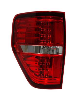 Ford F150 Anzo LED Taillights - Red & Clear - 311139