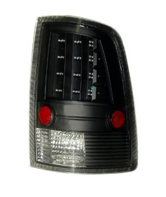 Dodge Ram Anzo LED Taillights - Black - 311144