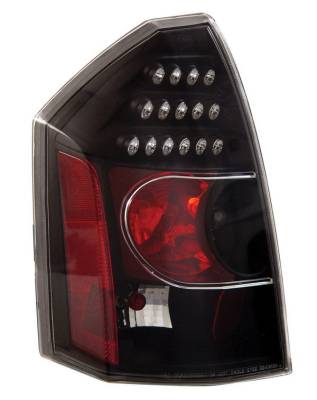 Chrysler 300 Anzo LED Taillights - Black - 321011