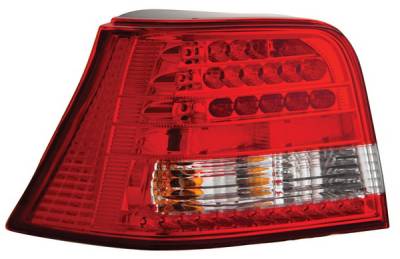 Volkswagen Golf Anzo LED Taillights - Red & Clear - 321063