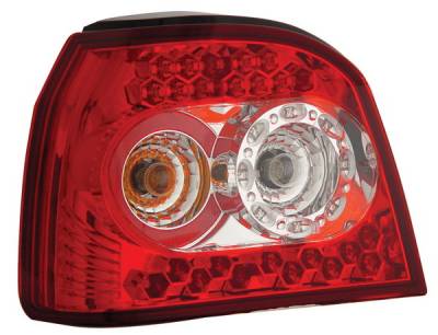 Volkswagen Golf Anzo LED Taillights - Red & Clear - 321078