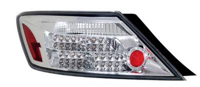 Honda Civic 2DR Anzo LED Taillights - Chrome - 321108