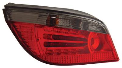 BMW 5 Series Anzo LED Taillights - Red & Smoke - 321129