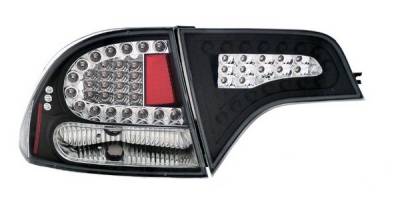 Honda Civic 4DR Anzo LED Taillights - Black - 4PC - 321152