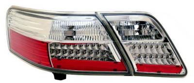 Toyota Camry Anzo LED Taillights - Chrome - 4PC - 321161