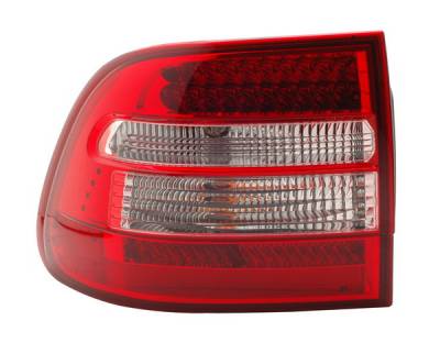 Porsche Cayenne Anzo LED Taillights - Red & Clear - 321170