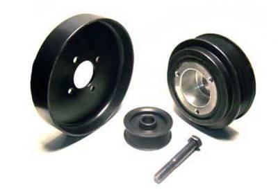 Auto Specialties Harmonic Balancer Pulley with 25 Percent Reduction - Full Charge 950 RPM - Nitride - 527328