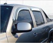 Chevrolet Suburban AVS Ventvisor Deflector - Chrome - 4PC - 684355