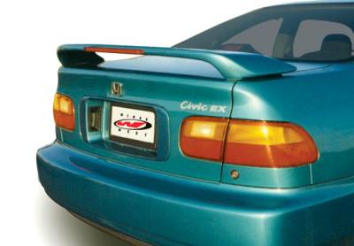 Honda Civic 2DR VIS Racing Custom Wing with Light - 591073L