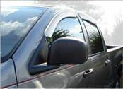 Dodge Ram AVS Ventvisor Deflector - Chrome - 4PC - 684623