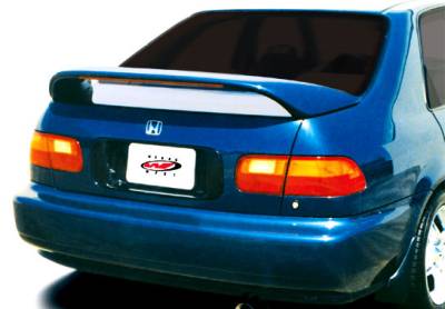 Honda Civic 4DR VIS Racing Thruster Style Wing with Light - 591220LL