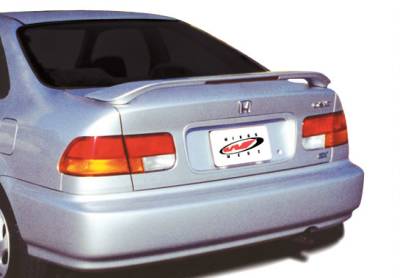 Honda Civic 2DR VIS Racing Factory Style Wing with Light - 591249L