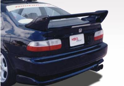 Honda Civic 2DR VIS Racing Adjustable Commando Style Wing with Light - 591351L