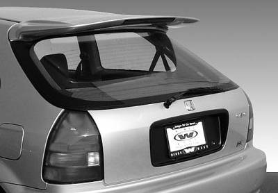 Honda Civic HB VIS Racing Whaletail Wing with Light - 591451L